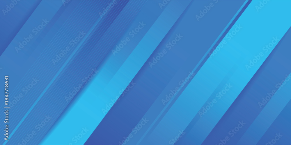 Obraz premium Abstract overlap blue 3D background. Simple papercut design pattern with shadow and light. Eps10 vector