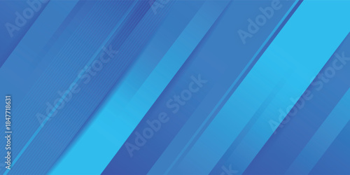 Abstract overlap blue 3D background. Simple papercut design pattern with shadow and light. Eps10 vector