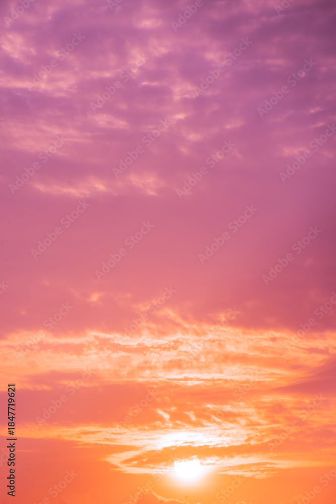 Obraz premium Abstract and pattern of cloud sky, Velvet violet, Velvet Purple, Trend color of the year background