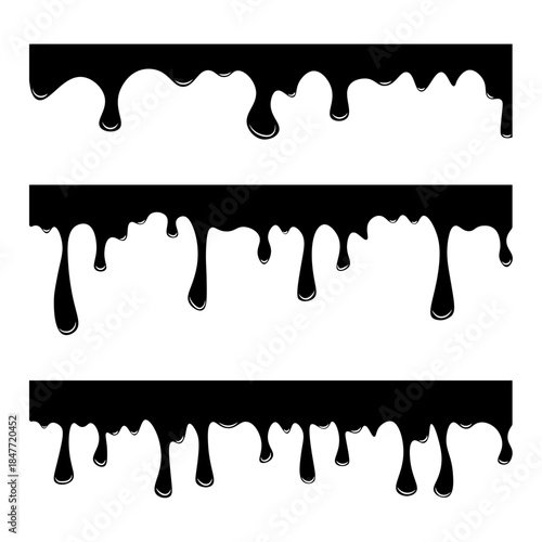 flat icon vector of dripping paint sheet
