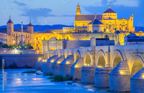Cordoue, la mosquée-cathédrale et le pont romain