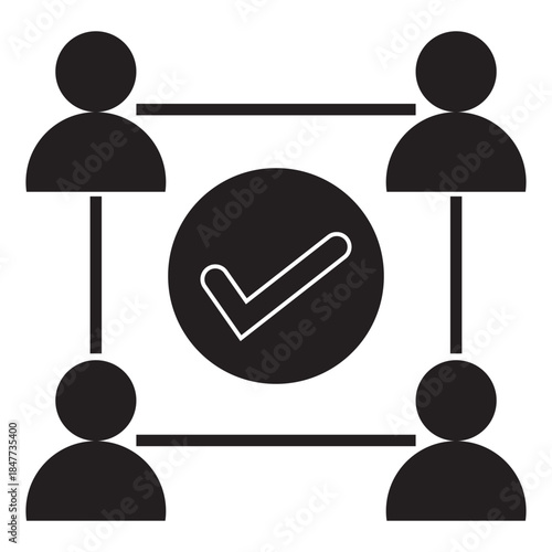Human interaction and teamwork icons set. Collection  human interaction, teamwork and collaboration icons showing communication, coordination and group processes in flat vector illustration .EPS10/AI.