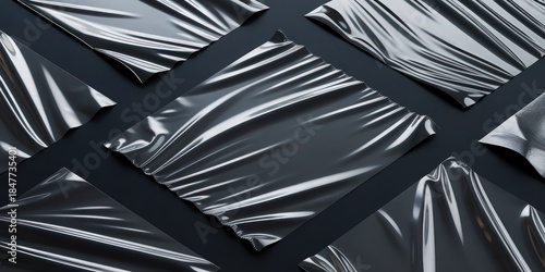 Colorful Alien and Emoji Sticker Pattern Background.