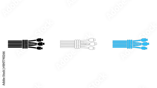 Cable sleeving kit for protecting and organizing internal computer cables effectively