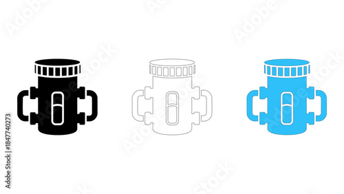 Cooling reservoir for pc liquid cooling systems, ensuring optimal coolant storage and circulation