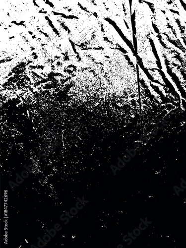 Vector concrete texture. Folded surface background for banner design, architecture flyer, poster template. Grey textured effect. Сreased pattern. Urban stone backdrop. Monochrome industrial surface.