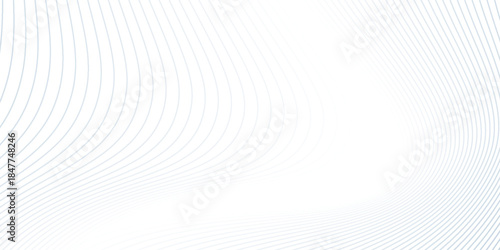 Transparent background with thin wavy pale blue lines. Modern subtle pattern, vector illustration.