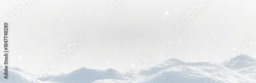 Wallpaper Mural snowflakes isolated on white background. Torontodigital.ca