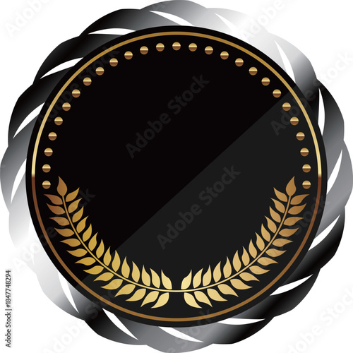 高級感のあるメタリックフレーム　ブラック