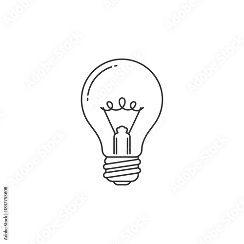 light bulb vector illustration