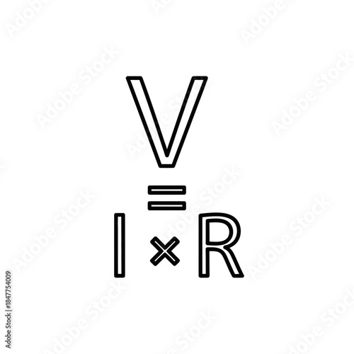 ohms-law-symbol-vir-minimal-style.