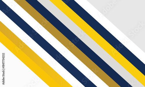 3D modern wave curve abstract presentation background. Luxury paper cut background. Abstract decoration, blue yellow pattern,