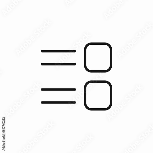 list checkbox selection icon sign vector