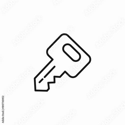 modern car key icon sign vector