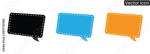 Vibrant speech bubbles for adding comments and dialogue