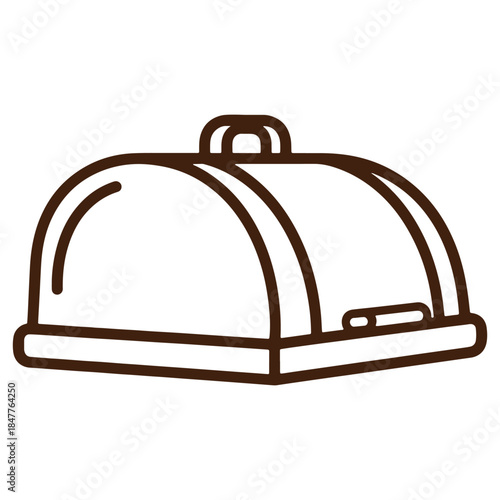 Baseball cap illustration in flat design style isolated on transparent background for branding and marketing materials