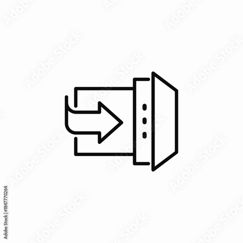 money transfer deposit arrow icon sign vector