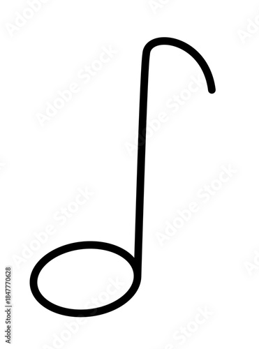 music note sign icon vector 