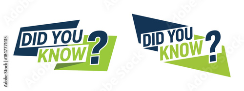 Did You Know Question Graphics
