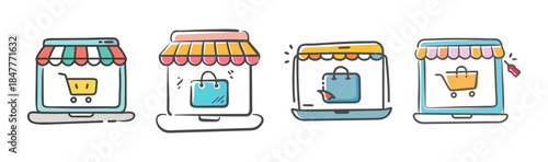 Digital storefronts for convenient online shopping and e-commerce transactions