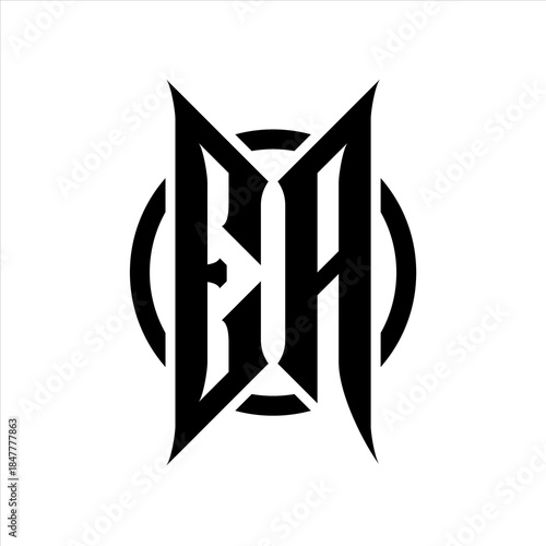EA Monogram logo on white background