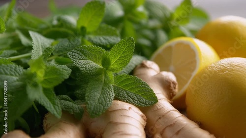 World Health Day Natural Wellness With Herbal Ingredients Close-Up
