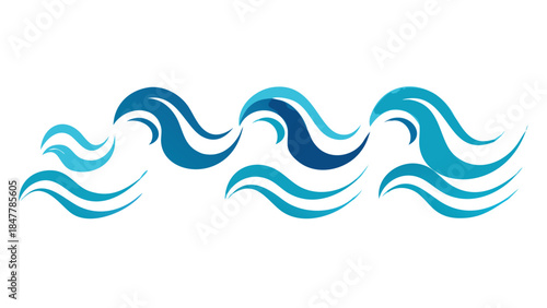 Abstract ocean waves