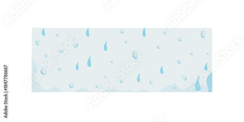 Light blue raindrop pattern