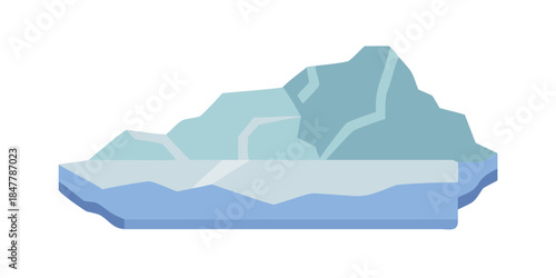 Illustration of a mountain range
