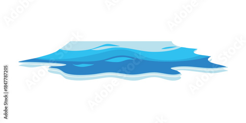 Abstract water flow