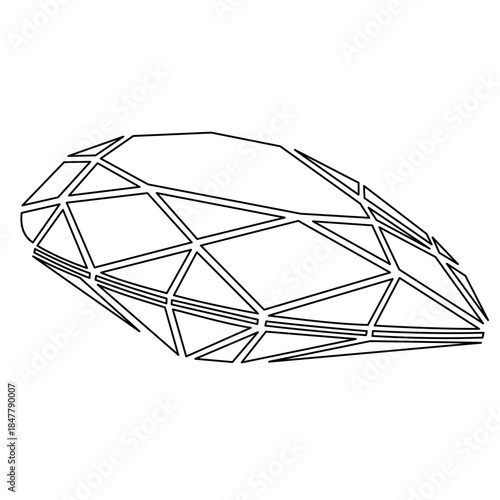 diamond on white background