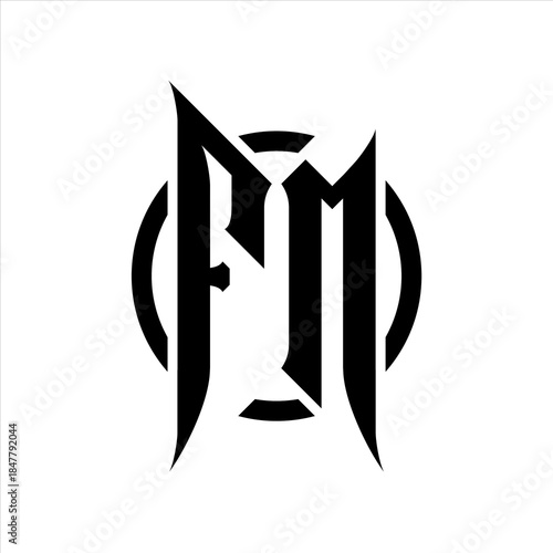 FM Monogram logo on white background