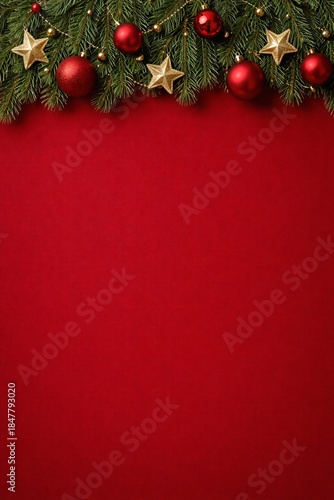 Premium Red Vertical Backdrop, Sophisticated Design for Valentine's Day Promos, Anniversary Events, and Luxury Brand Stories.