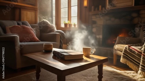 Figurine Displaying Artful Character in Front of Quaint Town