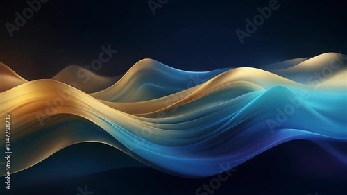 abstract background with waves