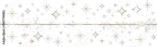 Colorful Star Confetti and Sparkles Celebration Background Vector