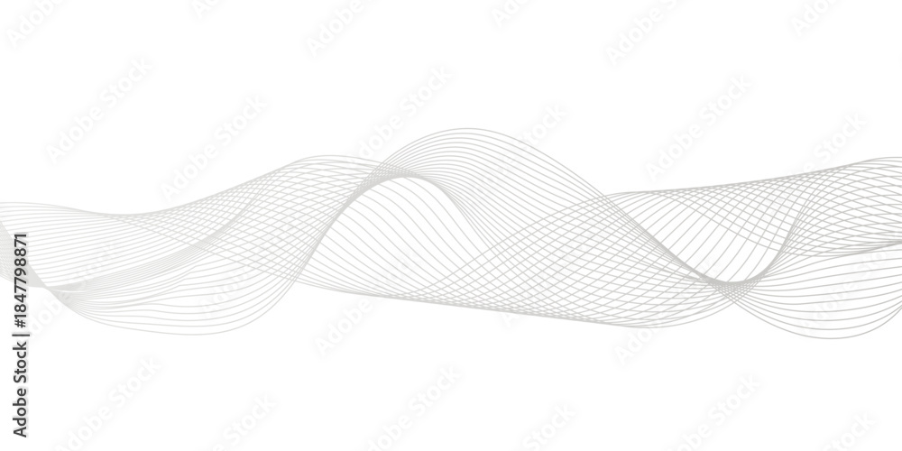 Fototapeta premium Abstract colorful wave line futuristic technology flowing particles. modern curved wave smooth stripe seamless pattern. digital frequency track equalizer. stylized wave line art background.