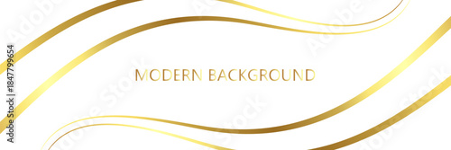 gold wave curve, golden wave corner shape for element, stripes ribbon golden graphic, striped gold