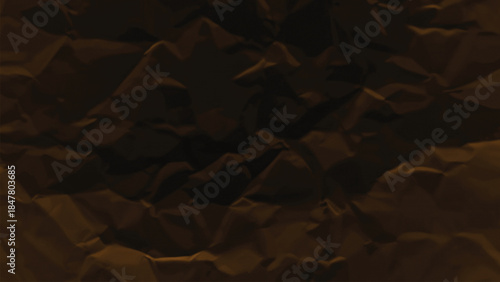 Crumpled brown paper texture wrinkled