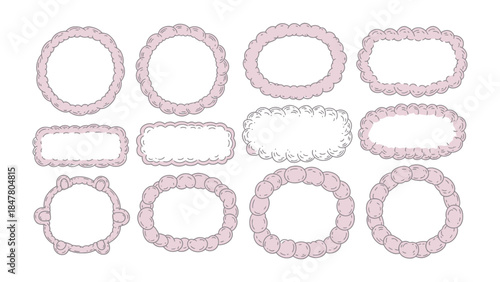 Floral Frame Collection: a collection of beautifully designed floral frame. with elegant design style and versatility use it for invitation or decorations.