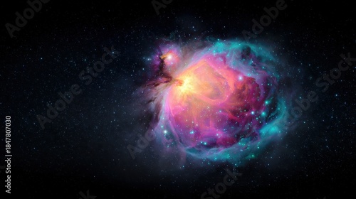 Exploring cosmic clouds and stars in the night sky far from Earth