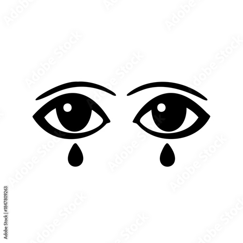 vector illustration of eyes