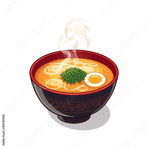 Soup Cartoon Design Very Delicious