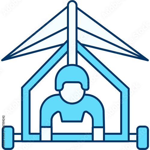 Hang Gliding Icon