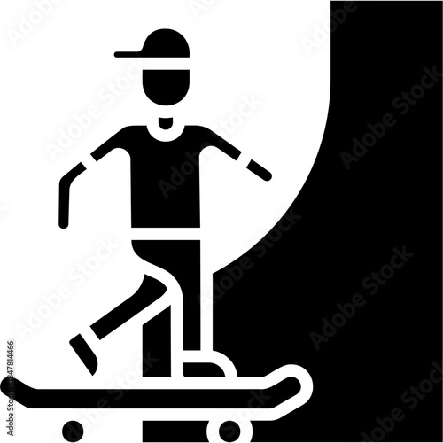 Skateboarding Icon