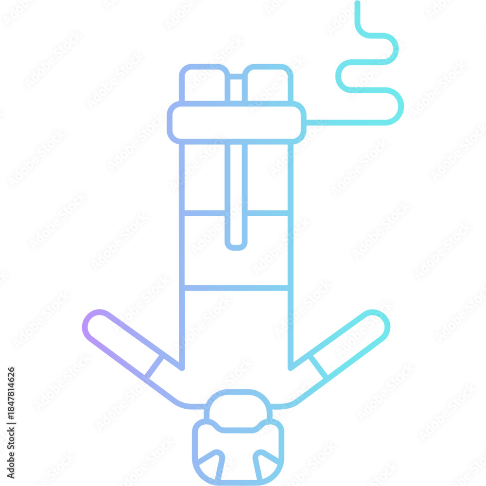 Obraz premium Bungee Jumping Icon