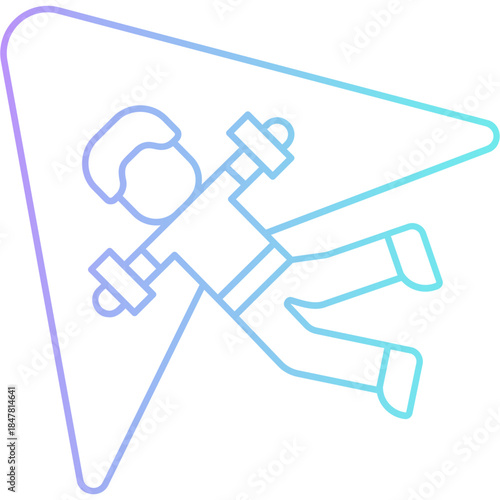 Paragliding Icon