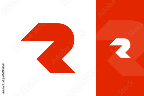 Creative Letter R Logo – Simple Modern Minimalist Initial R Symbol for Branding, Logo Template, and Visual Identity Design