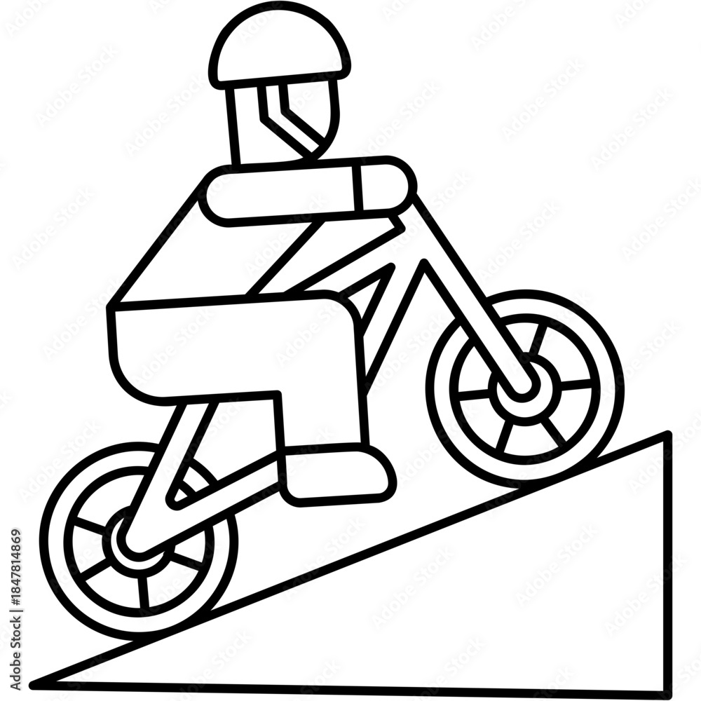 Fototapeta premium Bmx Icon