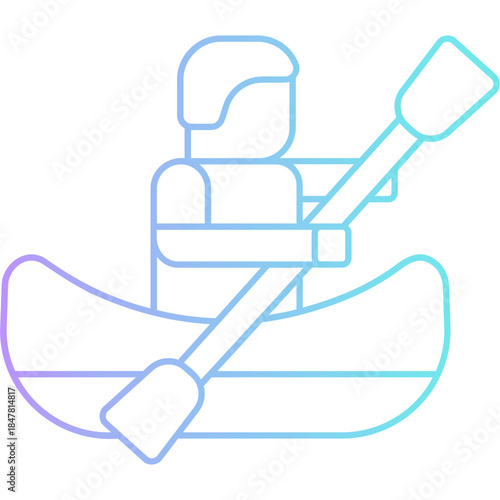 Kayaking Icon